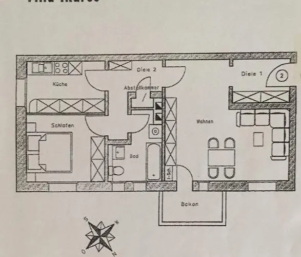 Tapetenwechsel -balkon- Lägenhet Dresden